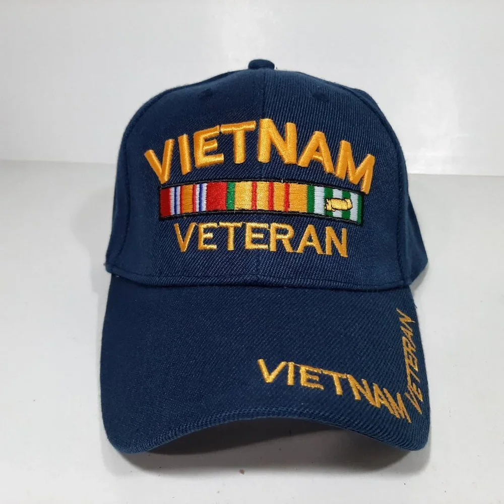 Vietnam Veteran Mens Adjustable Hat Baseball Cap E